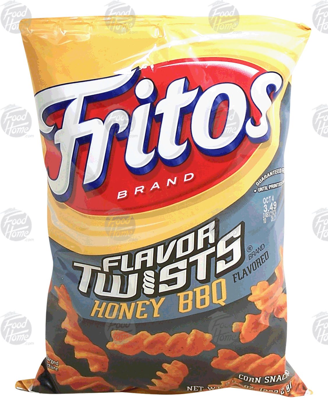 Fritos Flavor Twists honey bbq flavored corn snacks Full-Size Picture